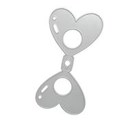Amor forma de corazón troquelado plantillas de acero al carbono acero al carbono corte para tarjetas scrapbooking embalaje día de San Valentín muerte del corazón