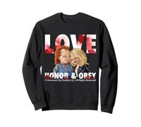 Amor Honra Y Obedece Pareja De Terror Chucky Tiffany Sudadera