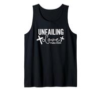 Amor Inquebrantable Salmo 33:22 Diseño Inspirador Camiseta sin Mangas