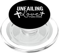 Amor Inquebrantable Salmo 33:22 Diseño Inspirador PopSockets PopGrip para MagSafe
