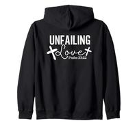 Amor Inquebrantable Salmo 33:22 Diseño Inspirador Sudadera con Capucha