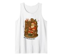 Amor Leer Forzado A Trabajar Santa Camiseta sin Mangas