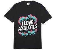 Amor Lindo Anfibio I Love Axolotls Comfort Colors Adult Heavyweight T-Shirt