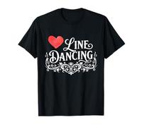 Amor Line Dance Country Music Diseño de Pista de Baile Camiseta