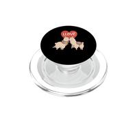 Amor Llamas Lindo Animal Pareja San Valentín Corazón Estética PopSockets PopGrip para MagSafe