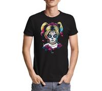 Amor Loco - Camiseta Hombre Manga Corta Modelo: 5 Talla 3XL Color Negro