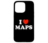 Amor Mapas Divertido Atlas Libro Geográfico Globo Navegar Fan Carcasa para iPhone 15 Pro MAX