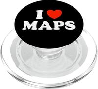 Amor Mapas Divertido Atlas Libro Geográfico Globo Navegar Fan PopSockets PopGrip para MagSafe