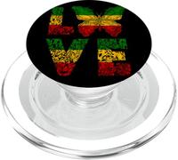 Amor Mariposa Rasta Reggae Orgullo Jamaicano Rastafari Raíces PopSockets PopGrip para MagSafe