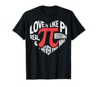 Amor Matemáticas Humor Pi Real Irracional Nunca Termina Camiseta