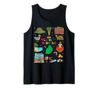 Amor Mauricio, Isla Colorida Naturaleza y Viajes Tropicales Camiseta sin Mangas