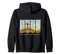 Amor Mayor: Juan 15:13 Escritura de fe Cristiana Sudadera con Capucha