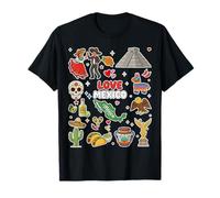 Amor México, Cultura Mexicana, Tradiciones & Recuerdo de Viaje Camiseta