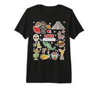 Amor México, Cultura Mexicana, Tradiciones & Recuerdo de Viaje Camiseta Premium