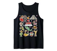 Amor México, Cultura Mexicana, Tradiciones & Recuerdo de Viaje Camiseta sin Mangas