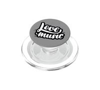 Amor Música Guión Elegante PopSockets PopGrip para MagSafe