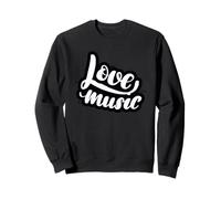 Amor Música Guión Elegante Sudadera