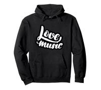 Amor Música Guión Elegante Sudadera con Capucha