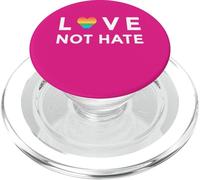 Amor NO Odio EL CORAZÓN del ORG PopSockets PopGrip para MagSafe
