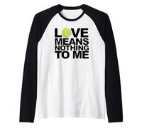 Amor no Significa Nada para mí Tenis Camiseta Manga Raglan