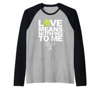 Amor no Significa Nada para mí Tenis Camiseta Manga Raglan