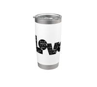 Amor Paciente 1 Corintios 13 Versículo de la Biblia Amor Amable Esperanza Vaso térmico de acero inoxidable de doble pared