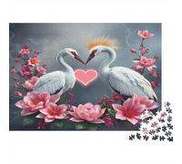Amor pájaros Romance Puzzle Mil Piezas para Jóvenes +14 Impresión HD Relax En Casa Elección Amazon Encaje Cartón Resistente 38x26cm/1000pcs