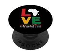 Amor panafricano & Unidad Afrocéntrica PopSockets PopGrip Adhesivo