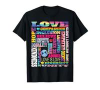 Amor Paz Igualdad Frases Sanación Bondad Camiseta