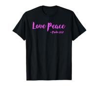Amor Paz Salmo Salvación Escritura Versículo bíblico Pacífico Camiseta