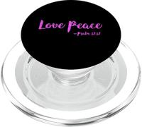Amor Paz Salmo Salvación Escritura Versículo bíblico Pacífico PopSockets PopGrip para MagSafe