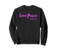 Amor Paz Salmo Salvación Escritura Versículo bíblico Pacífico Sudadera
