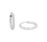 Amor Pendientes de aro de Plata de Ley 925 para mujer, con circonitas sintéticas, se entregan en una caja de regalo de joyería