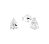 AMOR - Pendientes de botón para Mujer en Plata 925 - con Circonita - Pendiente de Botón - AMR-E0102
