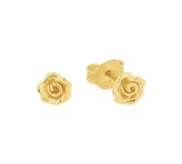 Amor Pendientes de plata de ley 925 para mujer, 0,6 cm, oro rosa, viene en caja de regalo, 2034101