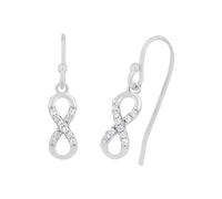 Amor Pendientes de plata de ley 925 para mujer, plata, viene en caja de regalo de joyería,