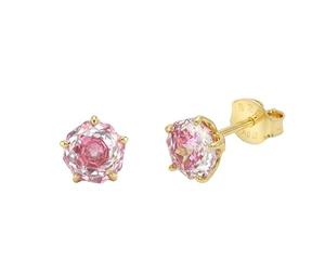 AMOR - Pendientes para mujer de plata 925 - dorado/dorado - con circonita - Pendientes - AMR-E0041