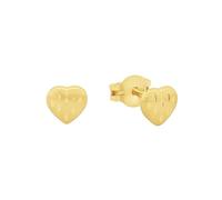 Amor pendientes para niñas, 0,5 cm, oro, corazón, en caja de regalo, 2013408
