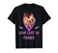 Amor Perdido en Fases Visual Caótico Romántico Camiseta
