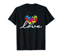 Amor - Piezas de rompecabezas autistas para concienciación sobre el autismo Camiseta