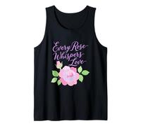 Amor Poesía Floral Romance Alma Gemela Naturaleza Estética Camiseta sin Mangas