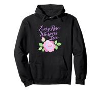Amor Poesía Floral Romance Alma Gemela Naturaleza Estética Sudadera con Capucha