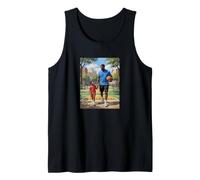 Amor por Baloncesto Entre Padre e Hijo Rucker Park New York Camiseta sin Mangas