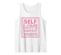 Amor Propio, Respeto Propio, autoestima, Confianza en el empoderamiento Camiseta sin Mangas