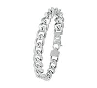 amor pulsera de acero inoxidable para hombre, 22 cm, plateada, con estuche de regalo, 9418190