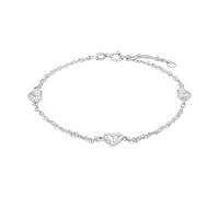 amor Pulsera de plata de ley 925 para mujer, viene en caja de regalo de joyería