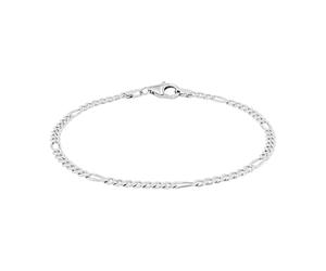 Amor Pulsera de Plata de Ley 925 Unisex Señoras Caballeros Brazo Joyería, 19 cm, Plata, Viene en caja de regalo de joyería,
