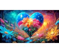 Amor Puzzles Imposible,desafío for Adults Entretenimiento Creativo 1000 Piezas Obra de Arte de Juego de para Adultos y Niños Mayores de 12 años 75x50cm/1000pcs