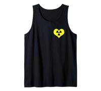 Amor Radiación Radiactivo Signo Símbolo Nuclear Pocket Camiseta sin Mangas