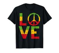 Amor Reggae Música Rastafari Raíces Africanas León De Judá Camiseta